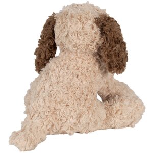 Clayre & Eef TW0590M Plush dog cuddly toy brown 20cm