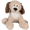 Clayre & Eef TW0590M Plush dog cuddly toy brown 20cm