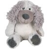 Clayre & Eef TW0592 Cuddly dog soft toy 18x22x32 cm Grey