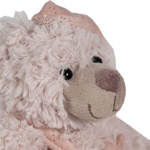 Clayre & Eef TW0593 Plush bear 20x18x22 Pink cuddly toy