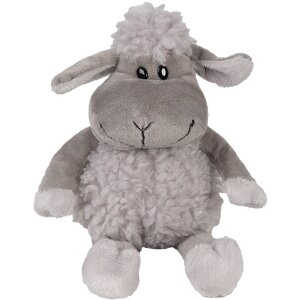 Clayre & Eef TW0595CH Cuddly toy sheep plush grey...