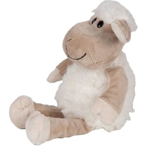 Clayre & Eef TW0595W Cuddly toy sheep white 10x15x19cm