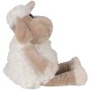 Clayre & Eef TW0595W Cuddly toy sheep white 10x15x19cm