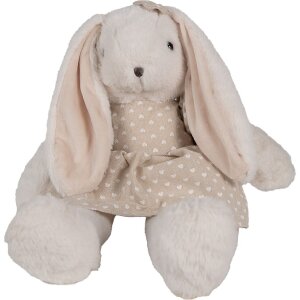 Clayre & Eef TW0596M Plush Rabbit Beige 20x22x26cm