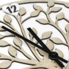 ZEP Vita wall clock wooden tree design natural white 30cm