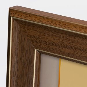 ZEP Venezia picture frame 10x15 cm brown gold edge