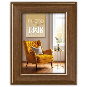 ZEP Venezia picture frame 13x18 cm brown gold edge