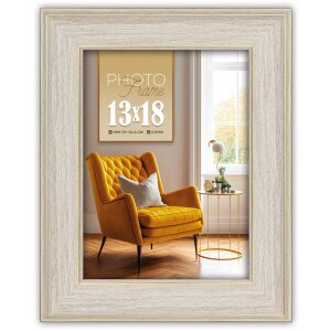 ZEP Venezia picture frame 10x15 cm grey gold edge