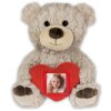 ZEP Teddy with heart picture frame 3.5x4.5 cm cream 16x13x23 cm