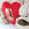 ZEP Teddy with heart picture frame 3.5x4.5 cm cream 16x13x23 cm