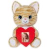 ZEP cat teddy bear with heart frame 3.5x4.5 cm 16x13x23 cm