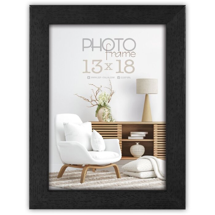 ZEP picture frame Marconi black 10x15 cm block profile