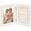 ZEP Wooden double frame Rosel 2 photos 13x18 cm White (32x21 cm)