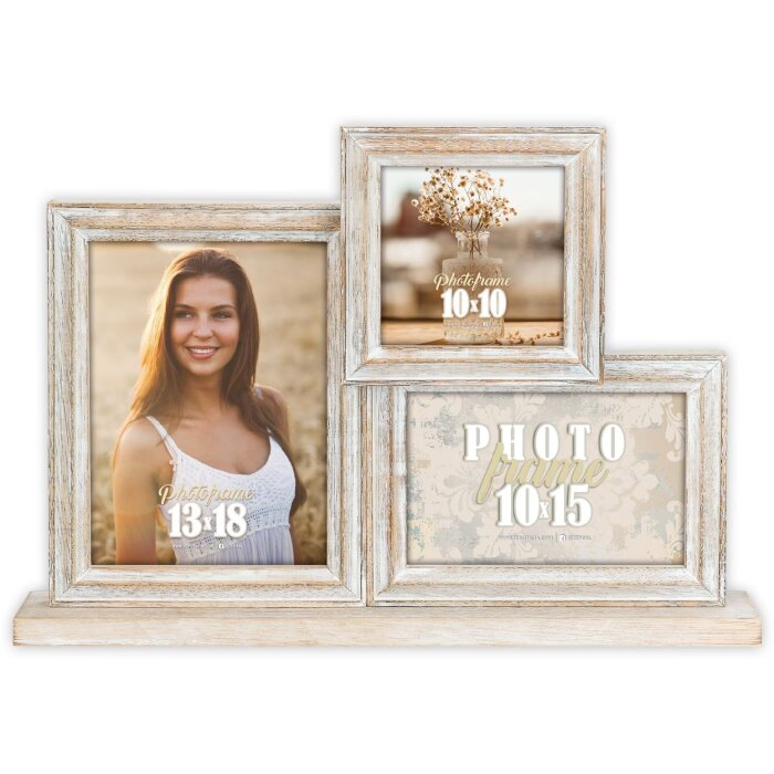 ZEP Gallery picture frame Rosel 3Q 10x10, 10x15 and 13x18 cm (37x26.5 cm) Nature