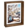 ZEP wooden photo frame Vittel brown 13x18 cm float glass