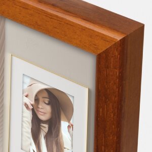 ZEP Wooden picture frame Aosta 10x15 cm brown