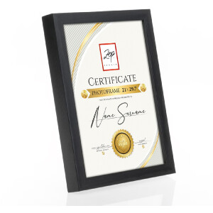 ZEP wooden picture frame Certificate black 21x29.7 cm