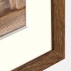 ZEP Wooden frame Malmo brown 40x60 cm with passe-partout 30x45 cm