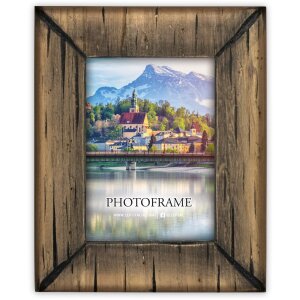 ZEP Wooden photo frame Hallstatt 13x18 cm brown