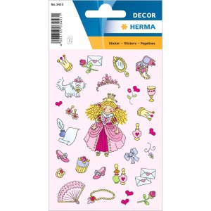 HERMA decorative labels DECOR Prinzessinnen I 3 sheets