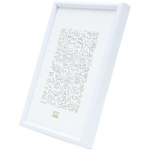 Deknudt S011S1 picture frame plain white 29.7x42 cm plastic