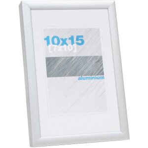 Deknudt S024D1 Aluminium picture frame silver 10x15 cm