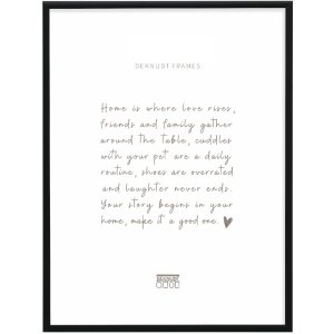 Deknudt S027K2 Picture frame Aluninium matt black 29.7x42 cm