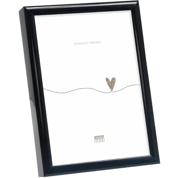 Deknudt S027S2 Picture frame Aluninium glossy black 15x20 cm