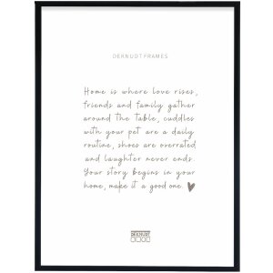 Deknudt S027S2 Picture frame Aluninium glossy black 15x20 cm