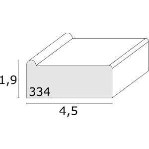 Deknudt S334 Stretcher bar natural wood 24 cm