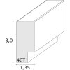 Deknudt S40T mounting package DKbond 13.0 x 13.0 cm