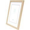 Deknudt S43AH1 picture frame natural wood 20x25 cm with passe-partout 15x20 cm