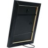 Deknudt S45YE2 Wooden Frame Black Silver Edge 30x40 cm