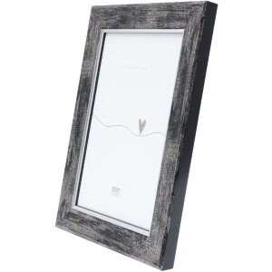 Deknudt S45YE2 Wooden frame black silver coloured edge 40x50 cm