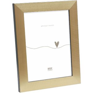 Deknudt S47BB2 picture frame gold/black edge 10x15 cm