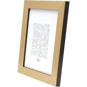 Deknudt S47BB2 picture frame gold/black edge 10x15 cm