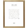 Deknudt S47BB2 picture frame gold/black 30x40 cm plastic