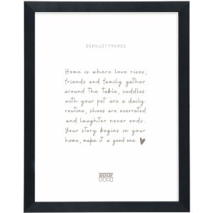 Deknudt S47BK2 picture frame black 13x18 cm plastic