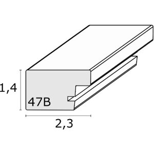 Deknudt S47BK2 Picture Frame Black 15x20 cm Plastic