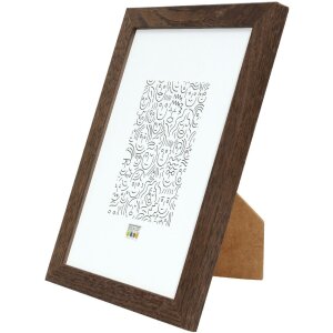 Deknudt S47CJ3 picture frame dark solid oak 13x18 cm