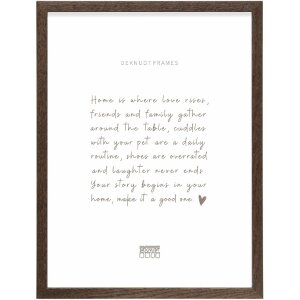 Deknudt S47CJ3 picture frame dark solid oak 13x18 cm