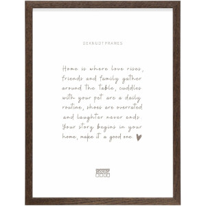 Deknudt S47CJ3 Picture Frame Dark Oak Solid 15x20 cm