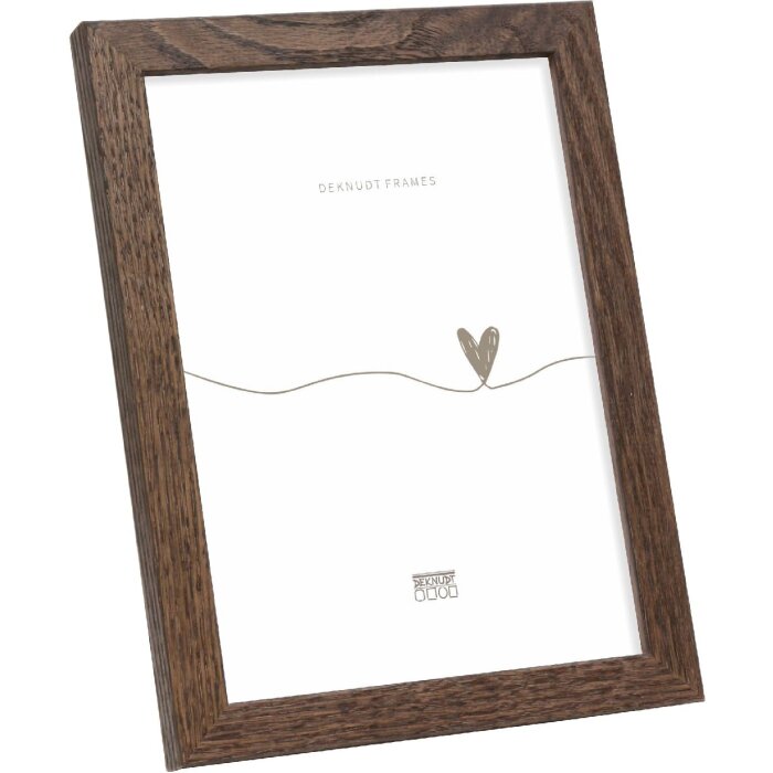 Deknudt S47CJ3 picture frame dark solid oak 24x30 cm