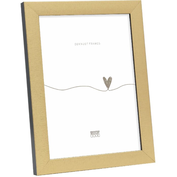 Deknudt S47EB2 picture frame gold colour black edge 10x15 cm