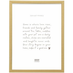 Deknudt S47EB2 Picture Frame Gold with Black Edge 15x20 cm