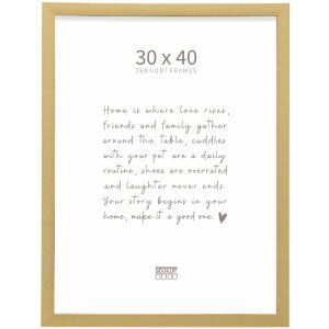 Deknudt S47EB2 picture frame gold with black edge 30x40 cm