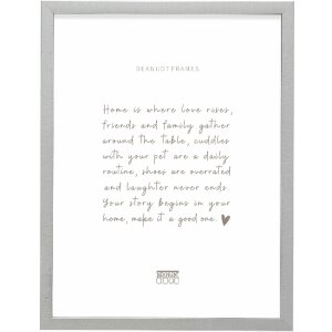 Deknudt S47EE2 picture frame silver colour/black edge 15x20 cm