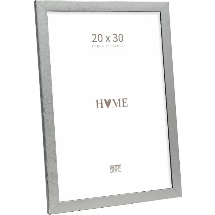 Deknudt S47EE2 picture frame silver colour black edge 20x30 cm