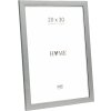 Deknudt S47EE2 picture frame silver colour black edge 20x30 cm