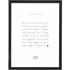 Deknudt S47EK2 picture frame black 13x18 cm plastic